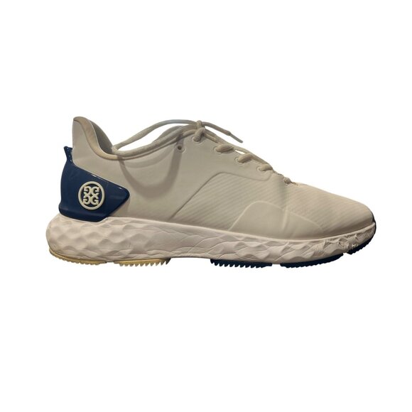 G/Fore MG4+ Mens Golf Shoes Spikeless White Blue G4MS22EF27 Size 10 - Picture 13 of 13